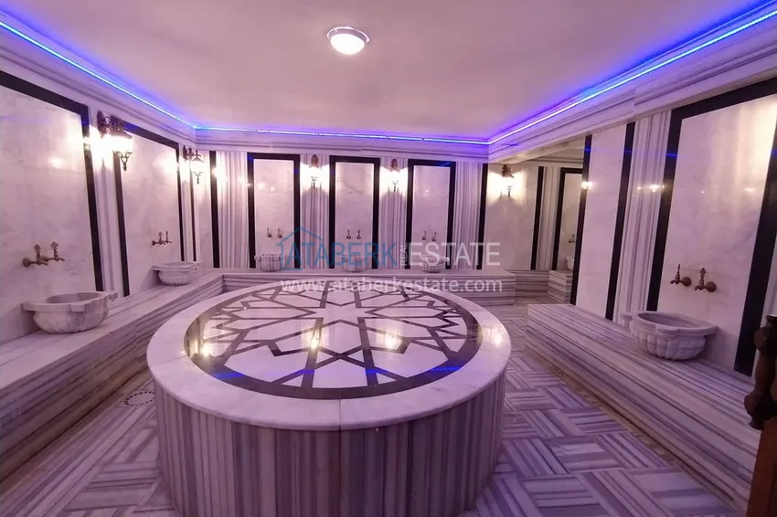 Квартира в Махмутларе со стильным интерьером в жилом комплексе 13 