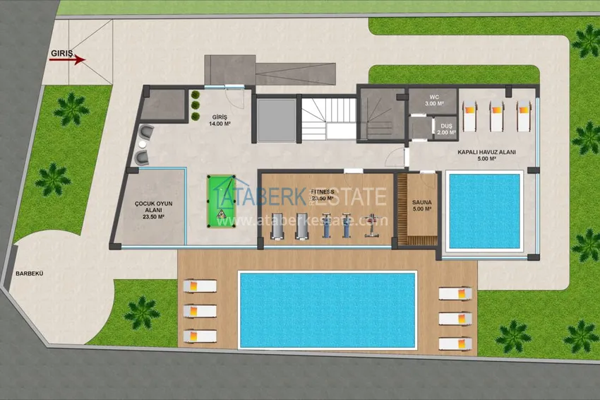 Приобрести Пентхаусы и квартиры в Махмутларе. Новый проект бутик-комплекса 1 