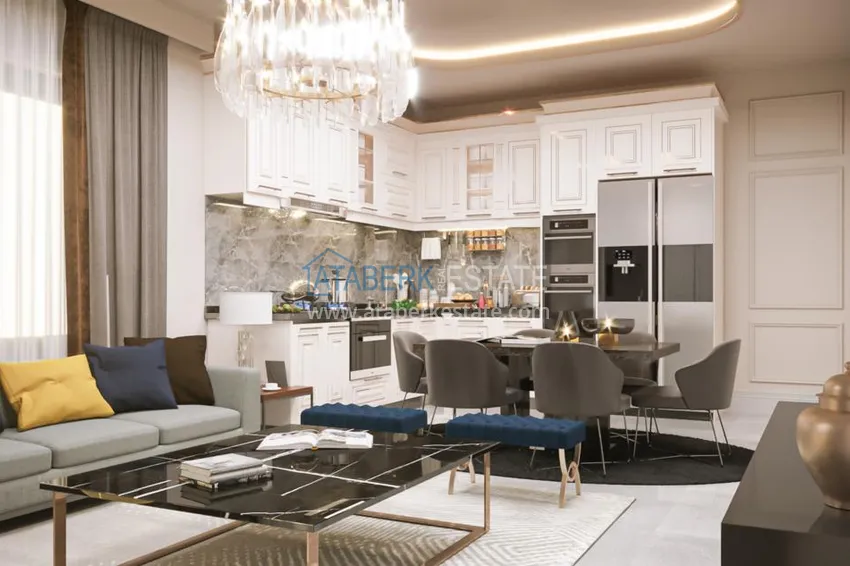 Приобрести Квартиры в Авсалларе с видом на море по ценам от застройщика 22