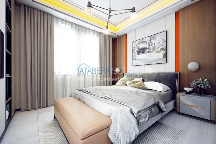 Приобрести Квартира в центре Алании в строящемся комплексе 4 