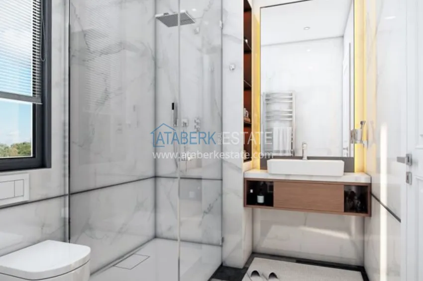 Приобрести Квартира в центре Алании в строящемся комплексе 5 