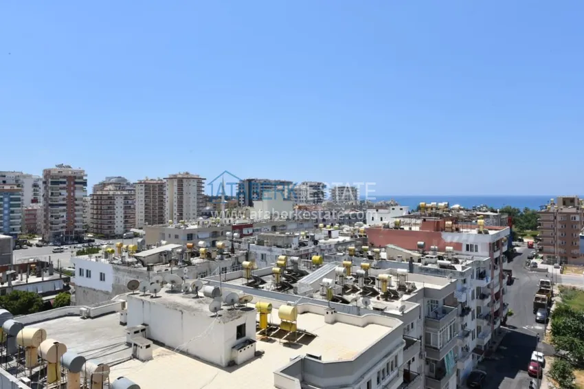 Приобрести Квартира в Махмутларе с чистовой отделкой и видом на море в молодом комплексе  20 