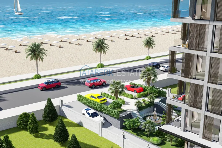 Новый инвестиционный проект в районе Оба на первой береговой линии 12