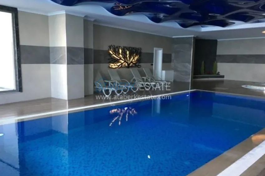 Квартира в Каргыджаке с мебелью и застекленным балконом в комплексе на первой береговой линии 11 