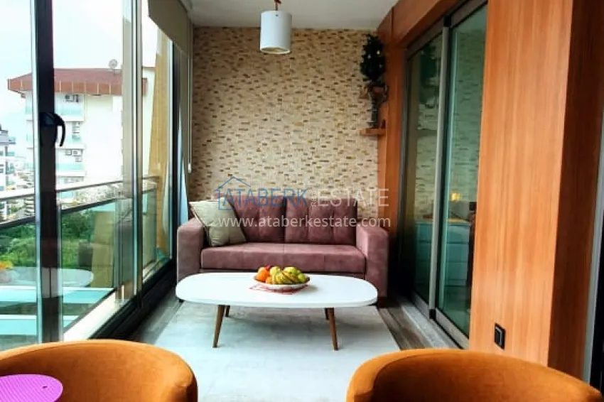 Приобрести Квартира в Каргыджаке с мебелью и застекленным балконом в комплексе на первой береговой линии 16 