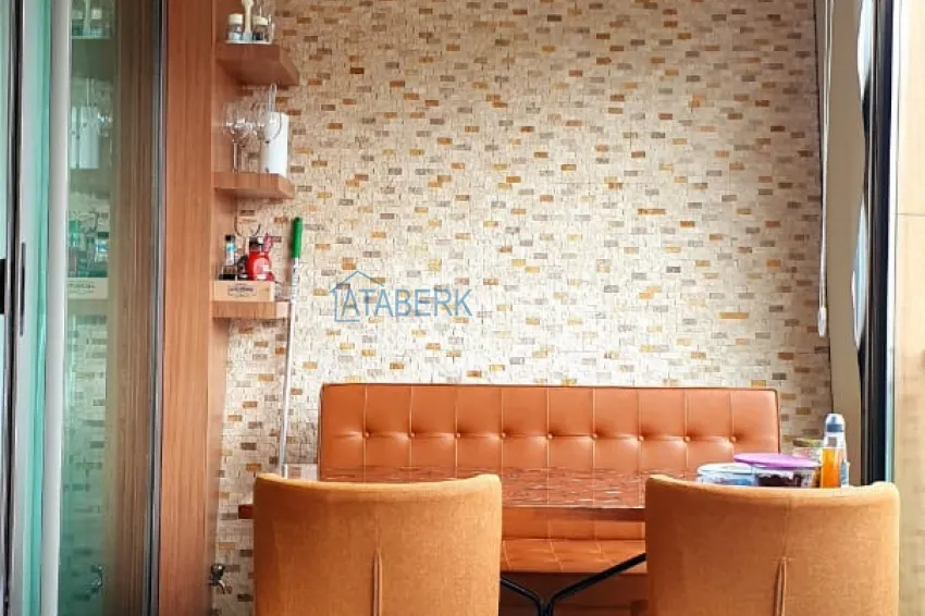 Приобрести Квартира в Каргыджаке с мебелью и застекленным балконом в комплексе на первой береговой линии 18 