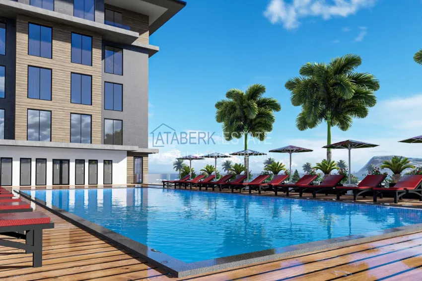 Новый инвестиционный проект в районе Оба на первой береговой линии 2