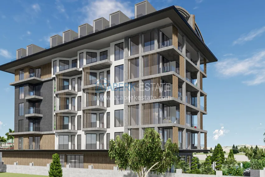 Новый инвестиционный проект в районе Оба на первой береговой линии 3