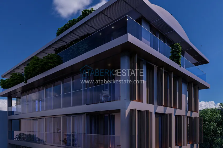 Новый инвестиционный проект в центре Аланьи - район пляжа Клеопатры 3 