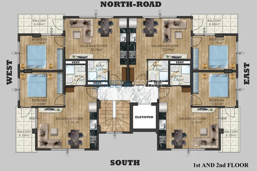 Приобрести Новый инвестиционный проект в центре Аланьи - район пляжа Клеопатры 2 