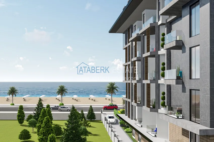 Новый инвестиционный проект в районе Оба на первой береговой линии 6