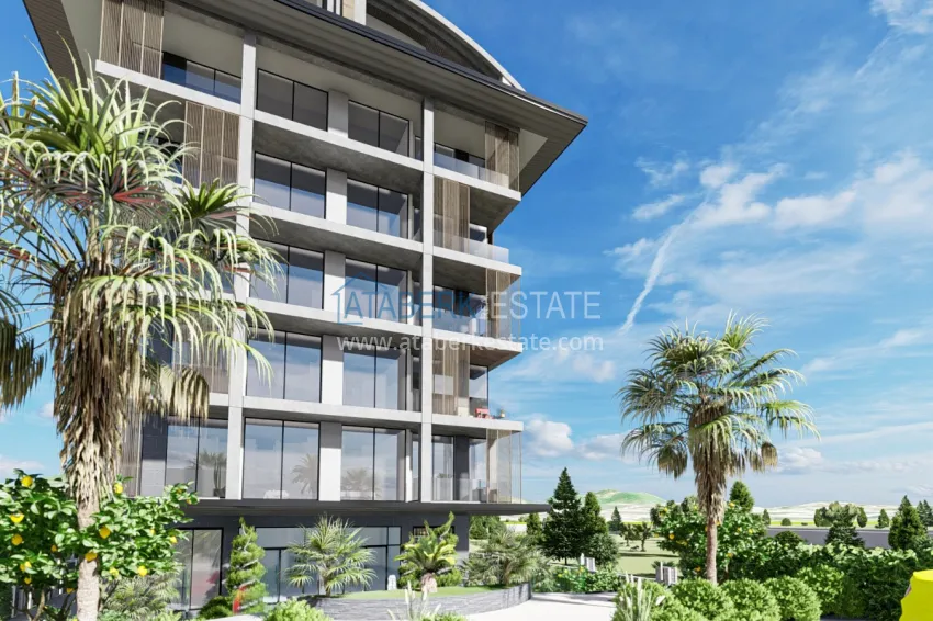 Новый инвестиционный проект в районе Оба на первой береговой линии 8