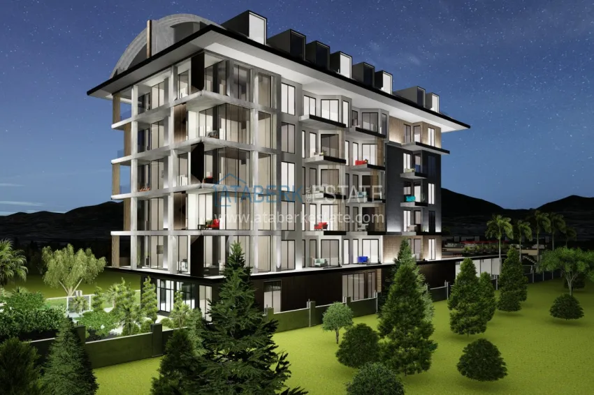 Новый инвестиционный проект в районе Оба на первой береговой линии 14