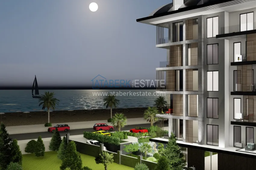 Новый инвестиционный проект в районе Оба на первой береговой линии 17