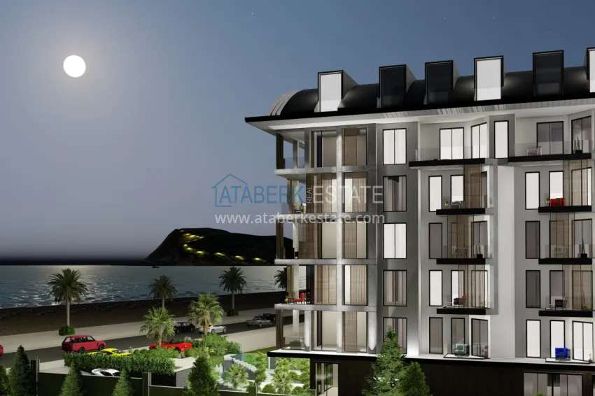 Новый инвестиционный проект в районе Оба на первой береговой линии 18