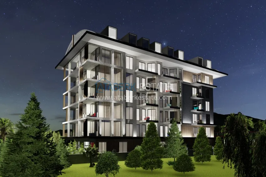 Новый инвестиционный проект в районе Оба на первой береговой линии 20