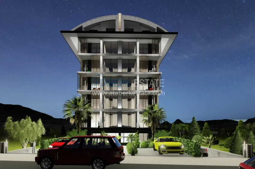 Новый инвестиционный проект в районе Оба на первой береговой линии 23