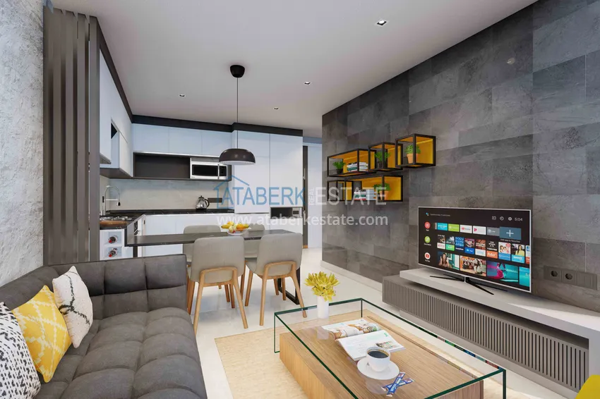 Приобрести Новый проект в центре Алании бутик-комплекс премиум класса  1 