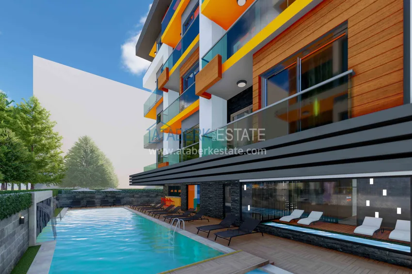 Новый проект в центре Алании бутик-комплекс премиум класса  7 