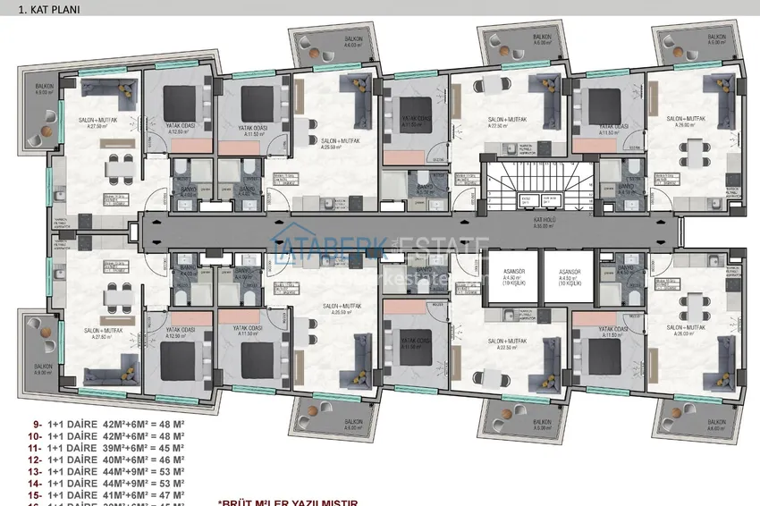 Купить дешево Квартиры и дуплексы в Обе - строящийся комплекс, беспроцентная рассрочка 11 