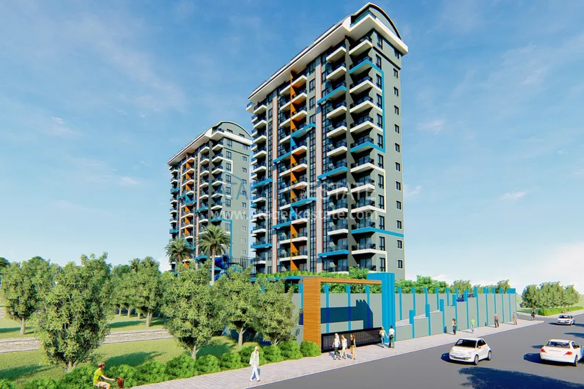 Квартира в районе Махмутлар от инвестора в строящемся комплексе 11 