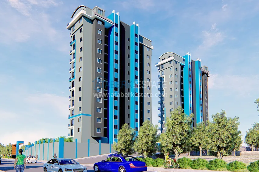 Квартира в районе Махмутлар от инвестора в строящемся комплексе 14 