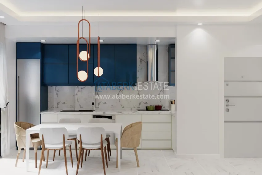 Приобрести Пентхаус-дуплекс в Махмутларе в строящемся комплексе 5 