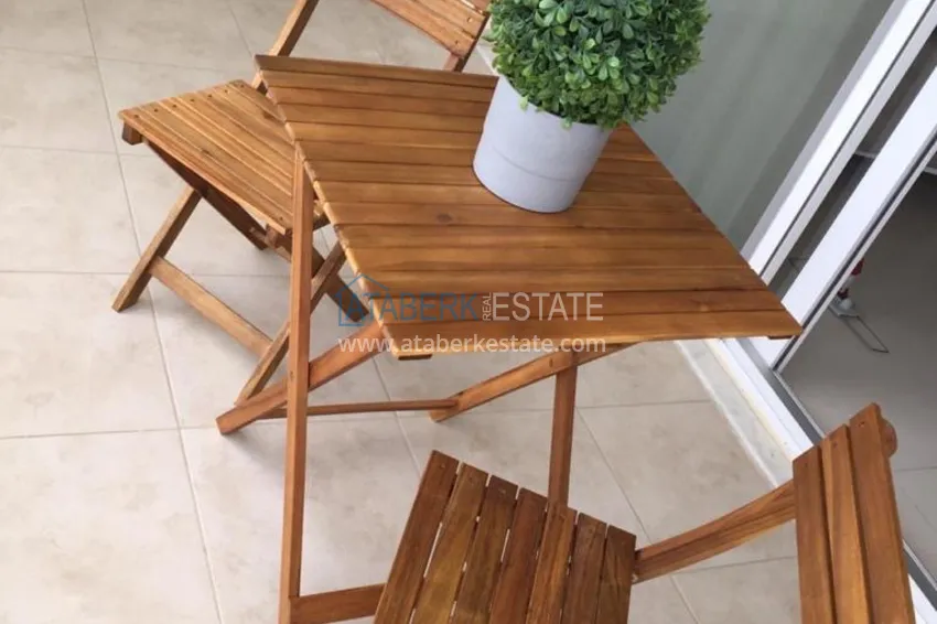 Приобрести Квартира-дуплекс в Авсалларе с мебелью в клубном комплексе с частным пляжем  24 