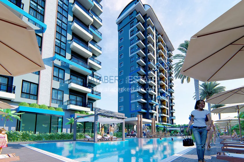 Квартира в районе Махмутлар от инвестора в строящемся комплексе 17 