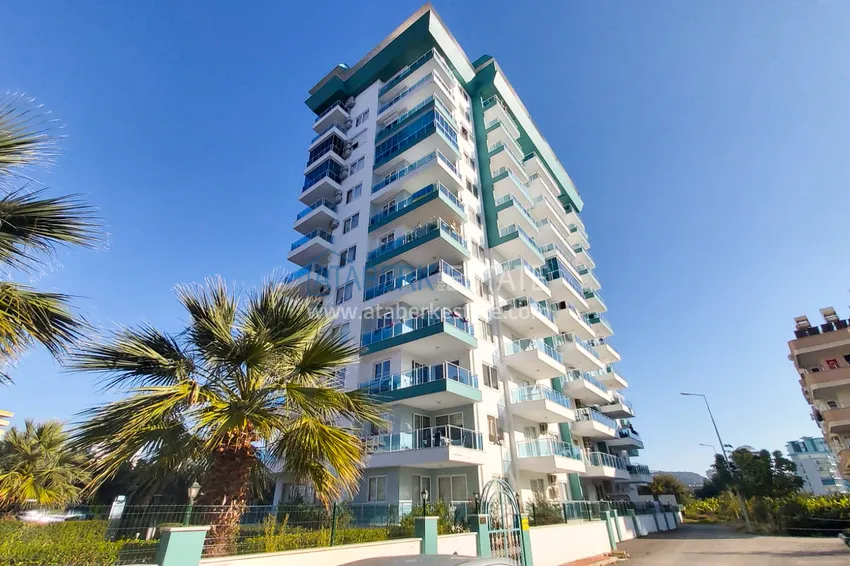 Квартира-дуплекс в Махмутларе с мебелью в комфортабельном комплексе  1 