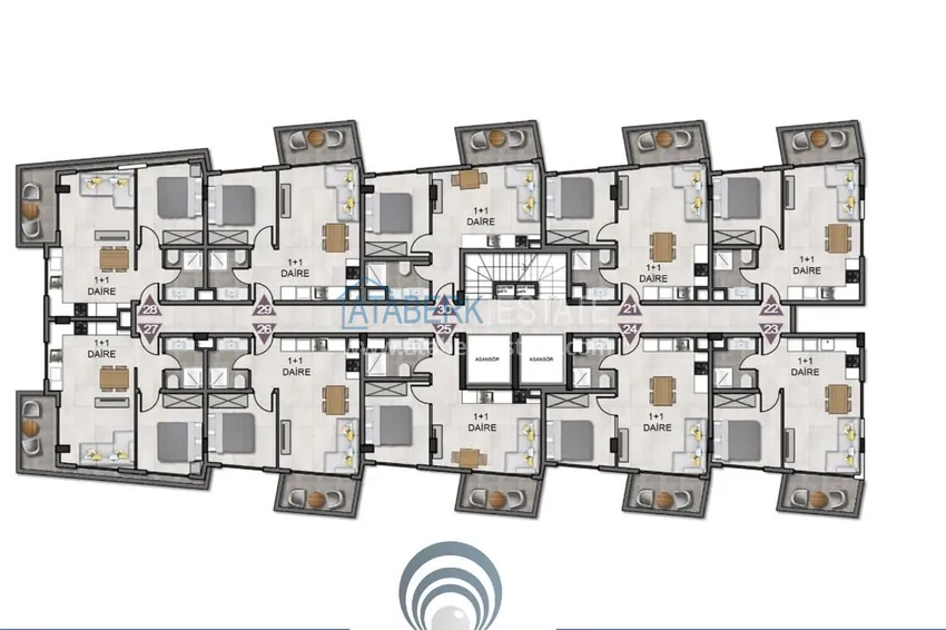 Купить дешево Квартиры и дуплексы в Обе - строящийся комплекс, беспроцентная рассрочка 7 