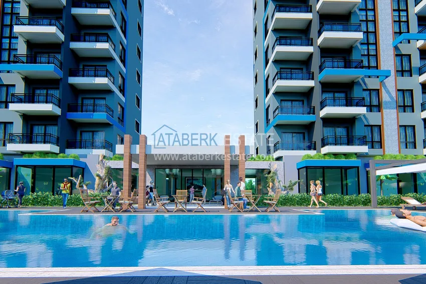 Квартира в районе Махмутлар от инвестора в строящемся комплексе 19 