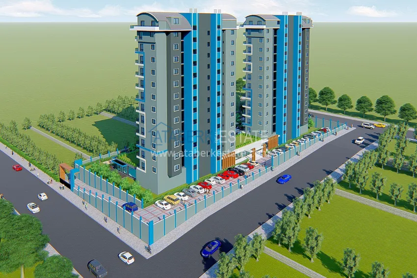 Квартира в районе Махмутлар от инвестора в строящемся комплексе 20 