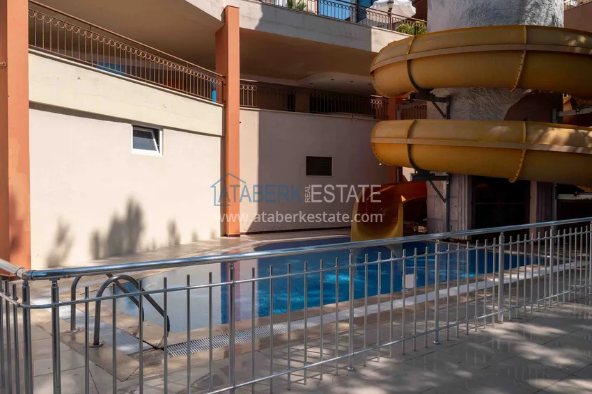 Аренда квартиры в Авсалларе трехкомнатная в таунхаусе 15/12 29 