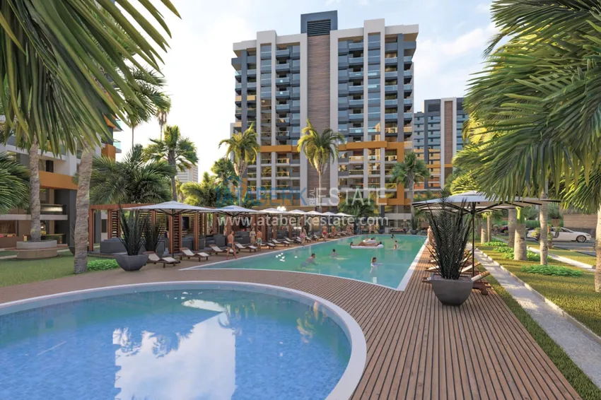 Квартиры в Анталии по доступным ценам, район Кепез от застройщика  3 