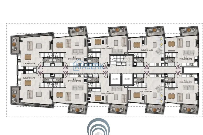 Купить дешево Квартиры и дуплексы в Обе - строящийся комплекс, беспроцентная рассрочка 8 