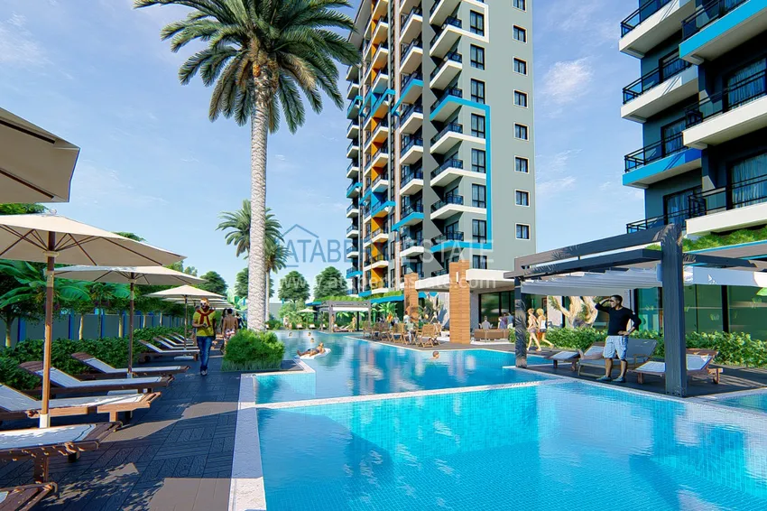 Квартира в районе Махмутлар от инвестора в строящемся комплексе 5 