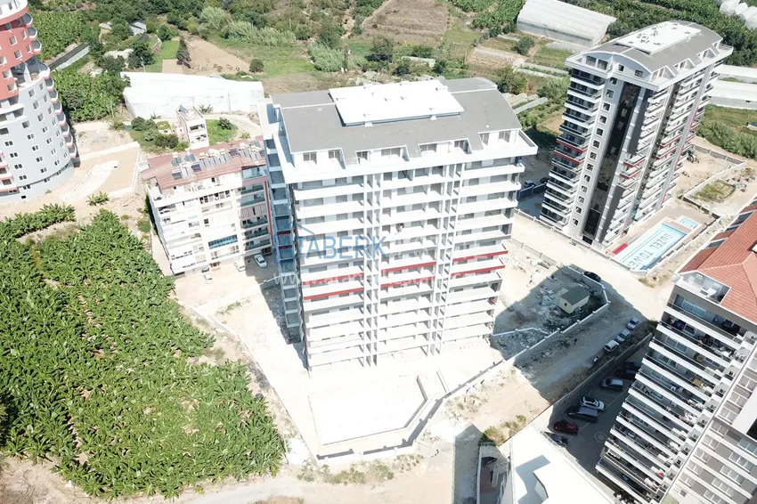 Квартира в Махмутларе, с чистовой отделкой в новом комплексе 5 