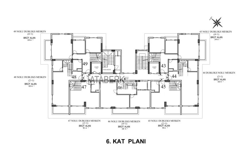 Купить дешево Квартиры и пентхаусы в Авсалларе от застройщика с рассрочкой платежа  6 