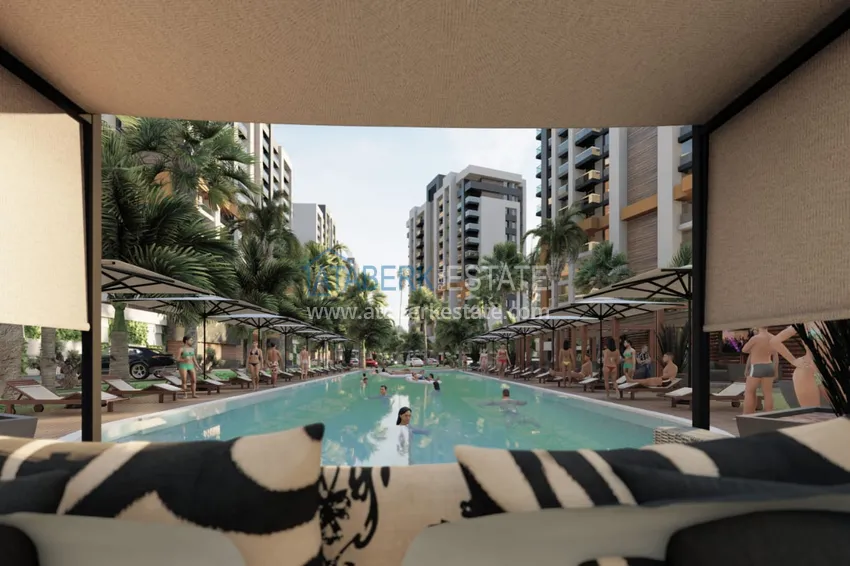 Квартиры в Анталии по доступным ценам, район Кепез от застройщика  8 