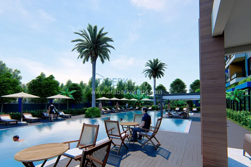 Квартира в районе Махмутлар от инвестора в строящемся комплексе 8 