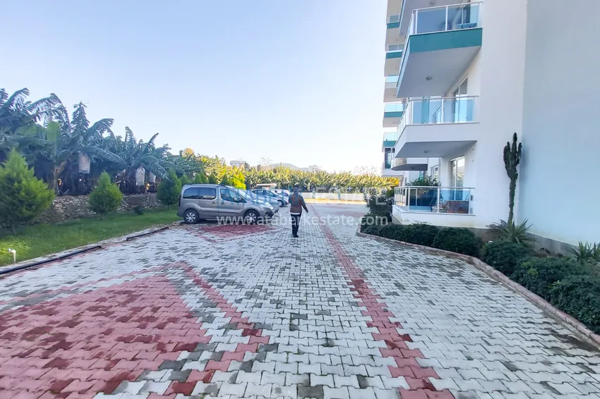 Квартира-дуплекс в Махмутларе с мебелью в комфортабельном комплексе  7 