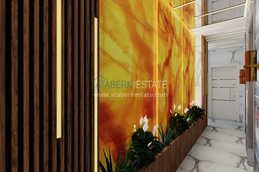 Пентхаус-дуплекс в Махмутларе в строящемся комплексе 8 