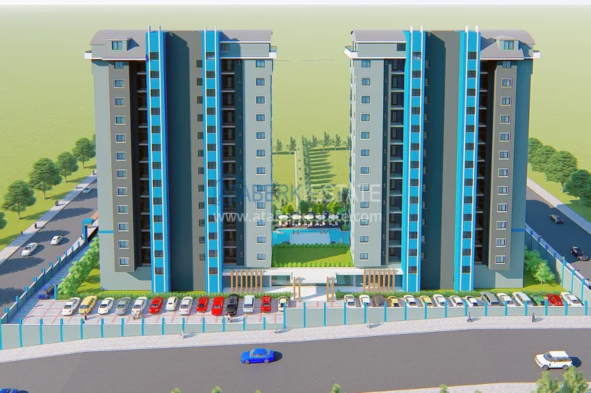 Квартира в районе Махмутлар от инвестора в строящемся комплексе 10 