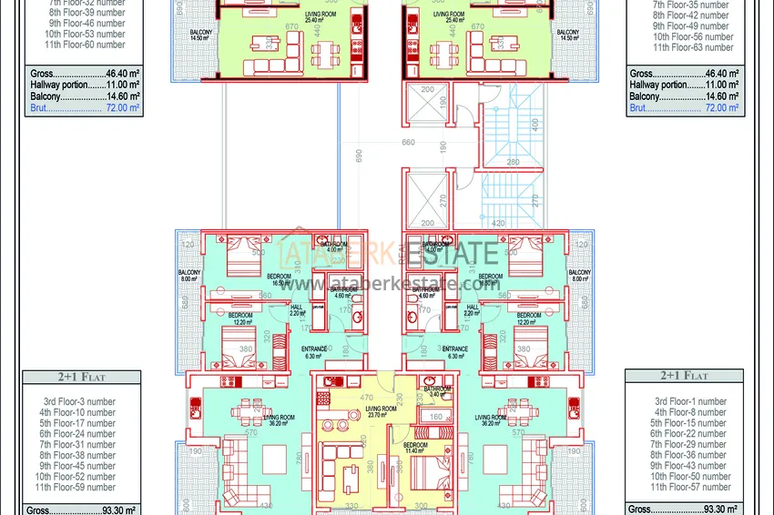 Приобрести Квартира в Махмутларе, от инвестора в строящемся комплексе 2 