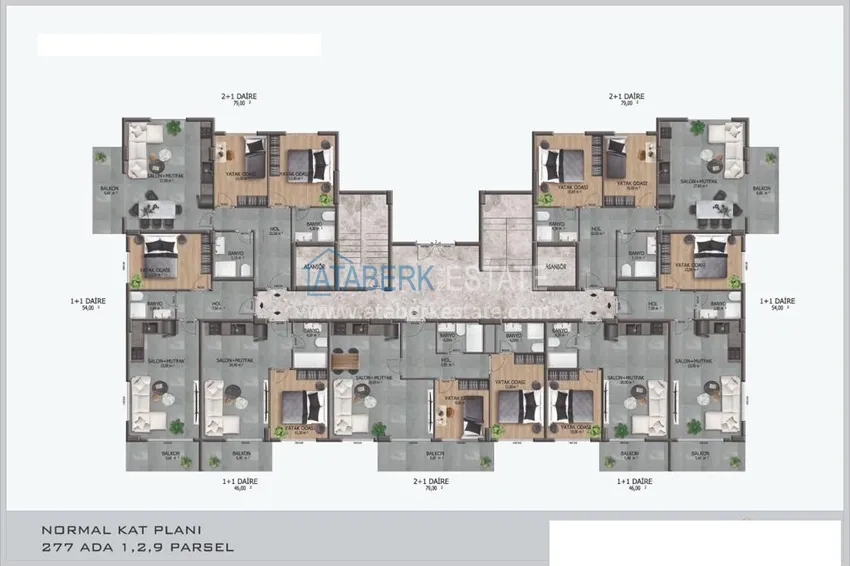 Купить дешево Квартиры и пентхаусы в Авсалларе от застройщика с рассрочкой платежа  9 