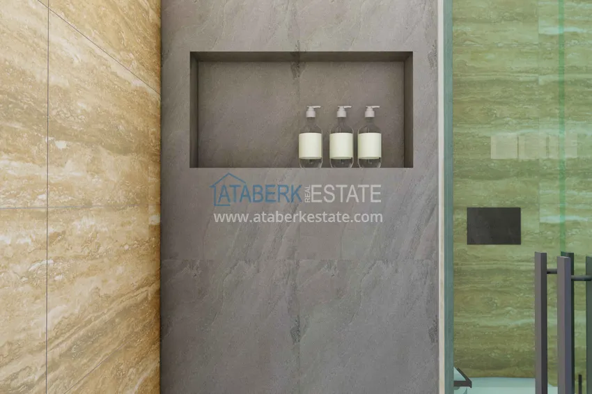 Приобрести Новый проект в центре Алании бутик-комплекс премиум класса  8 