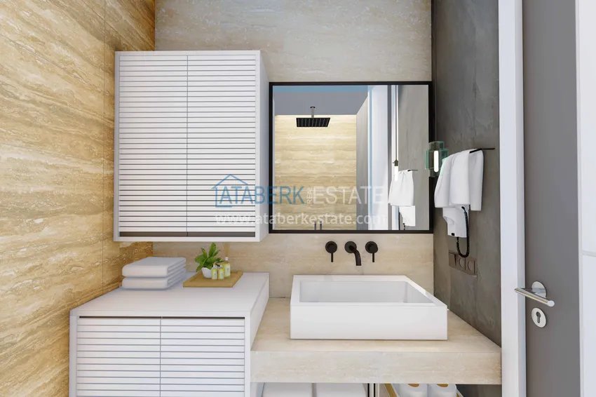 Приобрести Новый проект в центре Алании бутик-комплекс премиум класса  9 