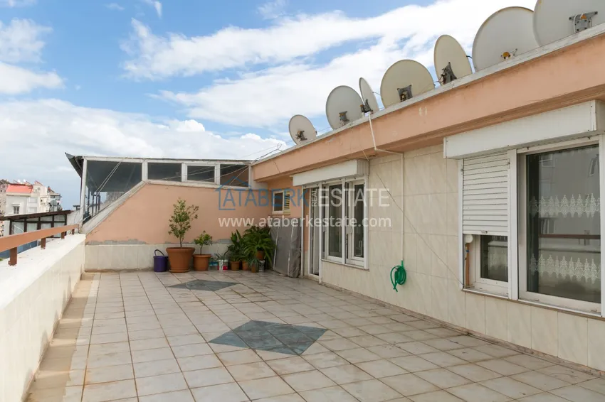 Приобрести Дуплекс в Анталии – Лара, отдельная кухня 4 спальни вид на море  18 