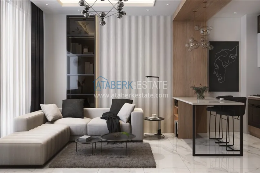 Приобрести Новый инвестиционный проект жилого комплекса в Авсалларе с рассрочкой платежа 1 